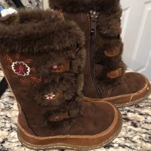 Toddler OshKosh tall furry boots
